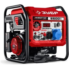 ЗУБР 5500 Вт, инверторный генератор с электростартером и розеткой АВР (СБИ-5500ЕА)