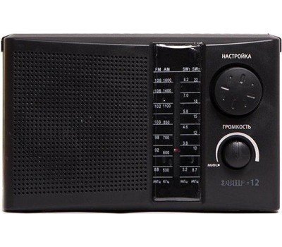 Радиоприемник ЭФИР 12 FM 64-108МГц, бат. 2*R20, 220V