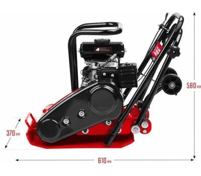 Виброплита ЗУБР ВПБ-10 Г ГРУНТ-10 480х320мм