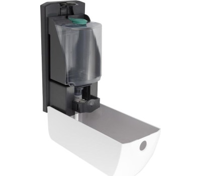 Дозатор д/жидкого мыла GFMARK 6393 Дозатор Сенсорный, для жидкого мыла, пластик АБС, Белый, большой, с глазком-капля, 1000 мл, ДхГхВ(145х140х280)мм