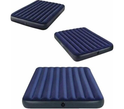 Матрас надувной INTEX Матрас надувной CLASSIC DOWNY AIRBED 152x203x25 см . Арт.64759