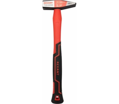 Ручной инструмент REXANT (12-8114) Молоток слесарный с фибергласовой рукояткой 400 г