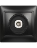 Розетка SMARTBUY (SBE-01b-S1-TV) Венера, 1-местная, черный
