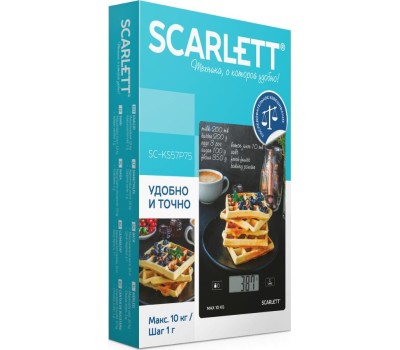 Весы кухонные SCARLETT SC-KS57P75