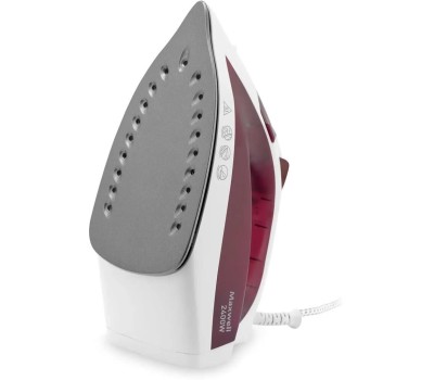 Утюг MAXWELL MW-3006 белый/бордовый