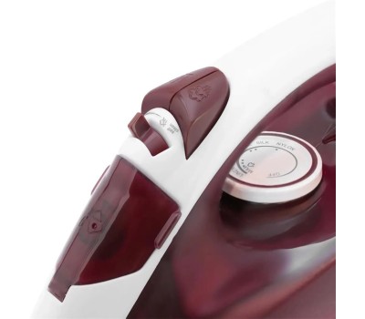 Утюг MAXWELL MW-3006 белый/бордовый