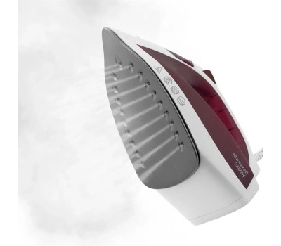 Утюг MAXWELL MW-3006 белый/бордовый