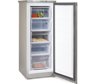 Морозильный шкаф БИРЮСА М414 130л металлик