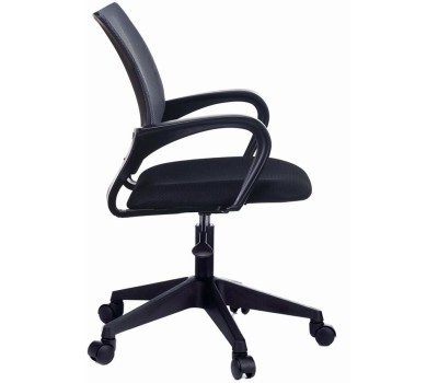 Кресло компьютерное БЮРОКРАТ Кресло CH 696, на колесиках, сетка/ткань, серый [ch 696 grey]