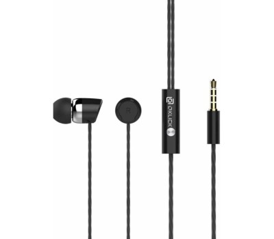 OKLICK Наушники HS-S-230, 3.5 мм, внутриканальные, черный [ss-e188b]