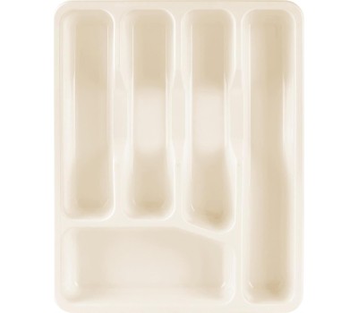 Лоток для столовых приборов PLAST TEAM PT156010048 330х260х43 мм молочный туман