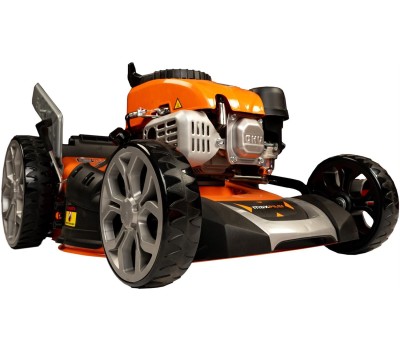 Газонокосилка бензиновая MAXPILER Газонокосилка бензиновая MLM-46S (5 л.с, самоходная, Ø460мм, высота кошения 30-80мм, 70л)