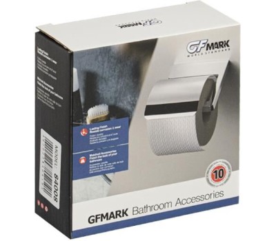 Аксессуары для ванной комнаты GFMARK 84008 Держатель для туалетной бумаги и бумажного полотенца, на квадратном основании, ВЕРТИКАЛЬНЫЙ, цвет ХРОМ