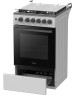 Плита Газовая MIDEA MFO-M4G20T0E(SL) серебристый/черный