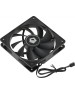 ID-COOLING Вентилятор FL-12025K 120мм, 3-pin, 1250об/мин, 21 дБ, черный, Ret