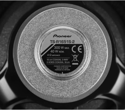 Автоакустика PIONEER Колонки автомобильные TS-R1651S-2, 16.5 см (6 1/2 дюйм.), комплект 2 шт