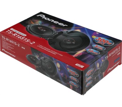 Автоакустика PIONEER Колонки автомобильные TS-R1651S-2, 16.5 см (6 1/2 дюйм.), комплект 2 шт