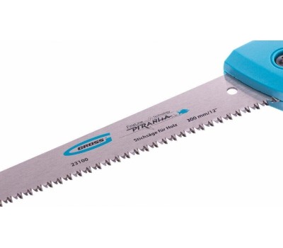 GROSS Ножовка по дереву Piranha, выкружная, 300 мм/12