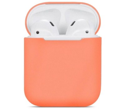 SMARTBUY Силиконовый кейс для TWS наушников AirPods, оранжевый (SBECASE-001S-OR)/60