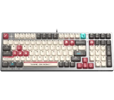 Клавиатура A4TECH Клавиатура Bloody S98 Pixels, проводная, USB, механическая, белый/бежевый