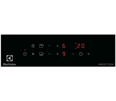 ELECTROLUX Индукционная варочная поверхность LIT30230C, конфорок: 2 шт., стеклокерамика, независимая, черный