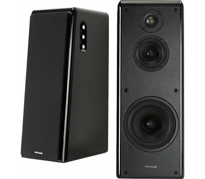 MICROLAB Колонки Bluetooth Solo 19, 2.0, черный