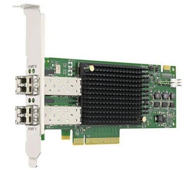 Сетевой адаптер EMULEX Сетевой адаптер Broadcom LPe31002-AP (LPe31002-M6) Gen 6 (16GFC), 2-port, 16Gb/s, PCIe Gen3 x8, LC MMF 100m, трансиверы установлены {5}