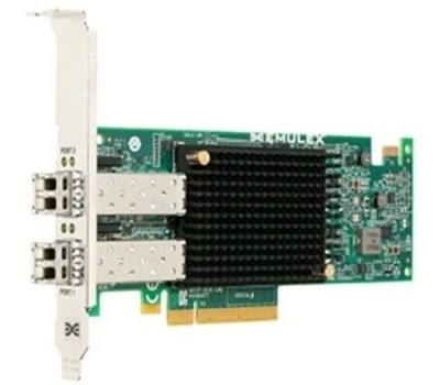 Сетевой адаптер EMULEX Сетевой адаптер Broadcom LPe31002-AP (LPe31002-M6) Gen 6 (16GFC), 2-port, 16Gb/s, PCIe Gen3 x8, LC MMF 100m, трансиверы установлены {5}