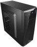 Корпус для ПК FORMULA Корпус (AEROCOOL) MidTower CS-1101 черный (ATX, без БП, 2xUSB2.0+USB3.0, 1x80mm) (CS-1101 (F))