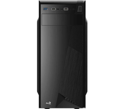 Корпус для ПК FORMULA Корпус (AEROCOOL) MidTower CS-1101 черный (ATX, без БП, 2xUSB2.0+USB3.0, 1x80mm) (CS-1101 (F))