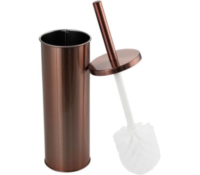 САНАКС - Ёрш для унитаза, напольный, под МЕДЬ, круглый, из нержавеющей стали 307-М