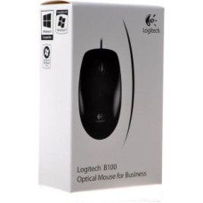 мышь проводная оптическая LOGITECH (910-003357) B100 черная