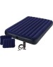 Матрас надувной INTEX Матрас надувной CLASSIC DOWNY AIRBED 152x203x25 см (ручной насос+2 подушки) . Арт. 64765