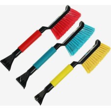 Щетка BLACK&BLUE ВВ1004 cо скребком поролоновая ручка, цветная (42см) 39907