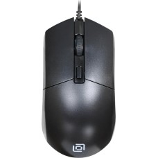 OKLICK Мышь Оклик 207M черный оптическая (2400dpi) USB (4but)