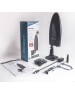 Антенна комнатная ANTOP DVB-T707 DVB-T2 и ДМВ+МВ+FM активная