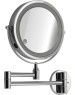 Зеркало САНАКС 75278 Зеркало косметическое, настенное, с LED подсветкой, сенсорное включение, зарядка Type - C, шнур в комплекте, корпус из нержавеющей стали,