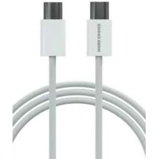 Кабель MORE CHOICE (4620202550385) K77a нейлон USB 3.0A PD 100W для Type-C Type-C 1 м White