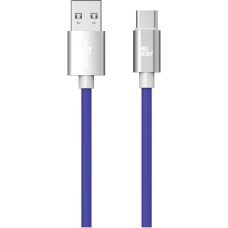 Кабель AKSBERRY (6900327660014) X165 Liquid silicone USB A -Type-C, синий