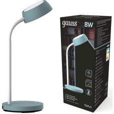 GAUSS Светильник GTL602 (GT6023) настольный на подставке бирюзовый 8Вт