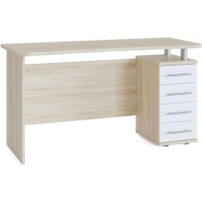 Стол компьютерный СОКОЛ Стол компьютерный КСТ-105, , ЛДСП, дуб сонома и белый