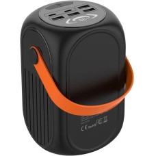 CACTUS Внешний аккумулятор (Power Bank) CS-PBFSUD-60000, 60000мAч, черный