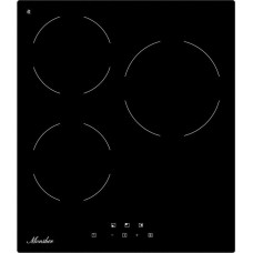 MONSHER Электрическая варочная поверхность High-Tech MHE 43, конфорок: 3 шт., стеклокерамика, независимая, черный