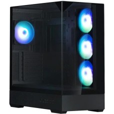 ZALMAN Корпус ATX P40 Prism Plus, Midi-Tower, без БП, черный [p40 prism plus black]
