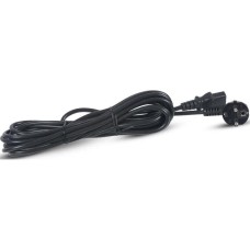 CABEUS Шнур питания PC-186-VDE-5M C13-Schuko проводник.:3x0.75мм2 5м 220/250В 6А черный
