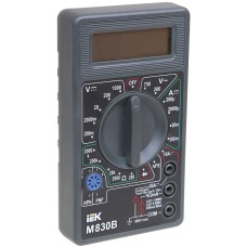 IEK Мультиметр Universal M830B цифровой черный (TMD-2B-830)