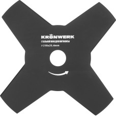 KRONWERK Нож для триммера 230х25,4, 4 лезвия 96342