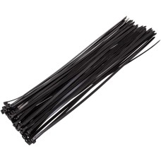 СИБРТЕХ Хомуты, 500 х 8 мм, пластиковые, черные, 50 шт 45588