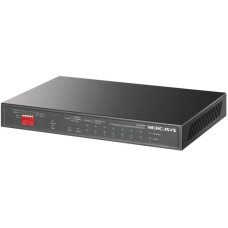 MERCUSYS Коммутатор MS110GMP (L2) 10x1Гбит/с 8PoE+ 111W неуправляемый