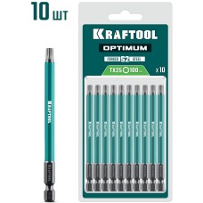 KRAFTOOL OPTIMUM TX 25, 100 мм, 10 шт, биты (26126-25-100-S10)